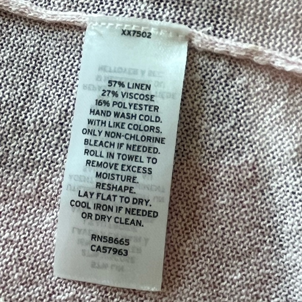 Halogen Linen Blend Open Long Cardigan Women’s Size Large - Picture 8 of 12
